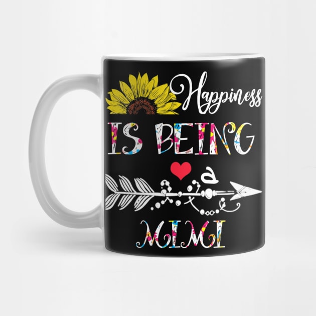 Happiness is being a mimi mothers day gift by DoorTees